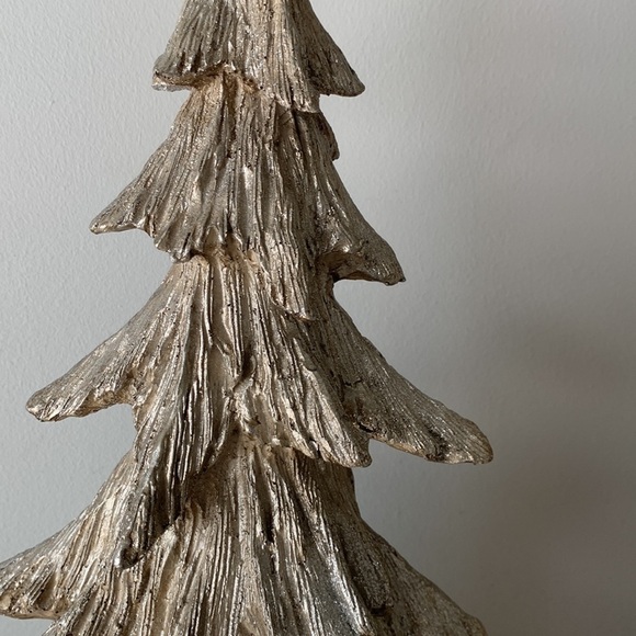 Peppermint Forest Christmas tree sparkly glitter home Decor‎ beige silver - Picture 9 of 9